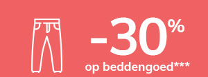 -30% op beddengoed***
