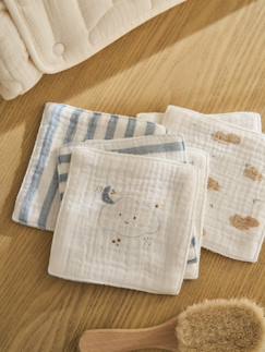 Set van 6 washandjes - vertbaudet enfant Verzorging-Set van 6 washandjes