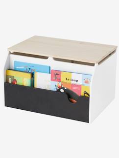 Slaapkamer en Opbergoplossingen-Opbergmeubel-Kist voor boeken en speelgoed SERIE SCHOOL