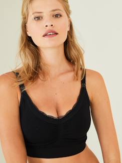 Kanten beha voor zwangerschap en borstvoeding - vertbaudet enfant Zwangerschapskleding-Lingerie-Kanten beha voor zwangerschap en borstvoeding