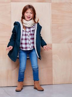 Jean slim MorphologiK "waterless" fille tour de hanches FIN avec usures - vertbaudet enfant Jean slim MorphologiK "waterless" fille tour de hanches FIN avec usures - vertbaudet enfant