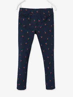 Tregging MorphologiK fille tour de hanches FIN motifs cerises - vertbaudet enfant -Tregging MorphologiK fille tour de hanches FIN motifs cerises