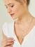 Blouse de grossesse et d'allaitement gaze de coton blanc imprimé pois or+Vert - vertbaudet enfant 