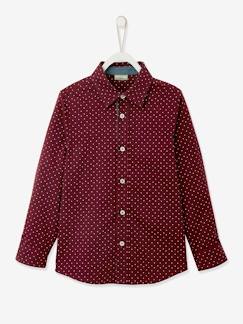 Chemise garçon imprimée pois - vertbaudet enfant Garçon-Chemise-Chemise garçon imprimée pois