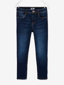 Jean slim MorphologiK LARGE "waterless" garçon - vertbaudet enfant -Jean slim MorphologiK LARGE "waterless" garçon