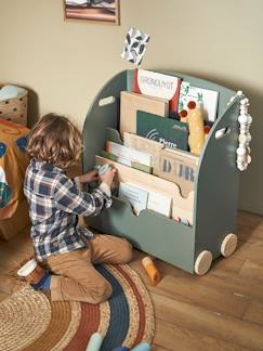 Etagère pour livres à roulettes LIGNE SCHOOL - vertbaudet enfant