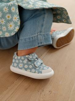 Baskets scratchées bébé en toile - vertbaudet enfant -Baskets scratchées bébé en toile