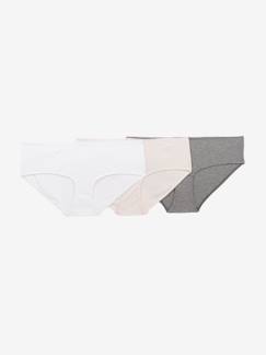 Set met 3 katoenen zwangerschapsshorties - vertbaudet enfant Zwangerschapskleding-Lingerie-Set met 3 katoenen zwangerschapsshorties