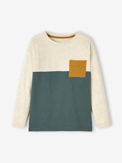 Tee-shirt colorblock garçon - vertbaudet enfant Garçon-T-shirt, polo, sous-pull-Tee-shirt colorblock garçon