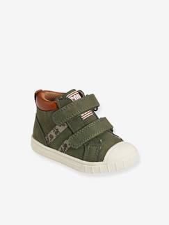 Halfhoge sneakers met klittenband - vertbaudet enfant Schoenen-Baby schoenen 17-26-Halfhoge sneakers met klittenband