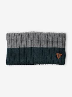 Snood bicolore garçon - vertbaudet enfant Garçon-Accessoires-Bonnet, écharpe, gants-Snood bicolore garçon