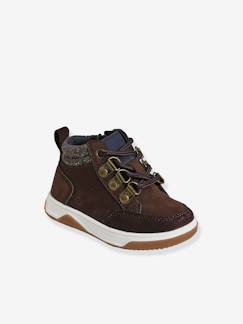 Bottines met veters voor jongensbaby'"s + rits - vertbaudet enfant Schoenen-Baby schoenen 17-26-Bottines met veters voor jongensbaby'"s + rits