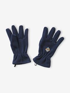 Gants garçon en maille polaire - vertbaudet enfant Garçon-Accessoires-Bonnet, écharpe, gants-Gants garçon en maille polaire