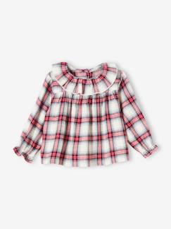 Blouse à collerette bébé - vertbaudet enfant Bébé-Chemise, blouse-Blouse à collerette bébé