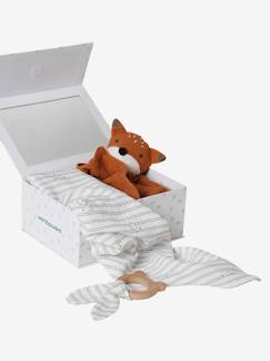 Coffret cadeau 3 pièces : lange + doudou personnalisable + hochet - vertbaudet enfant Coffret cadeau 3 pièces : lange + doudou personnalisable + hochet - vertbaudet enfant