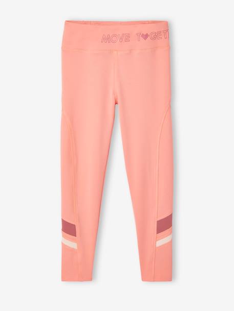 Legging sport matière technique fille bandes chevilles - vertbaudet enfant Fille-Collection sport-Legging sport matière technique fille bandes chevilles