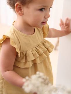Blouse bébé à volants - vertbaudet enfant Bébé-Chemise, blouse-Blouse bébé à volants