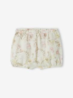 Short de cérémonie bébé en gaze de coton - vertbaudet enfant Bébé-Short-Short de cérémonie bébé en gaze de coton