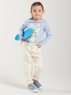 Pantalon Mom MorphologiK Large fille - vertbaudet enfant -Pantalon Mom MorphologiK Large fille