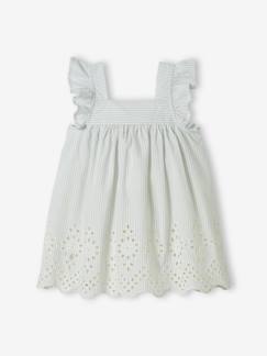 Feestelijke jurk voor baby met rompertje - vertbaudet enfant Baby-Rok, jurk-Feestelijke jurk voor baby met rompertje