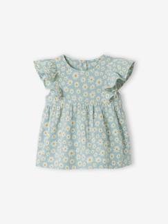Blouse avec volants bébé - vertbaudet enfant Bébé-Chemise, blouse-Blouse avec volants bébé