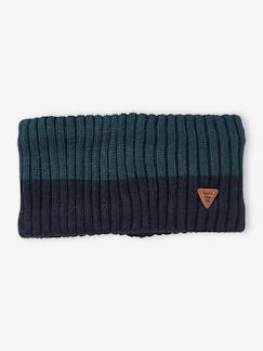 Snood bicolore garçon - vertbaudet enfant Garçon-Accessoires-Bonnet, écharpe, gants-Snood bicolore garçon