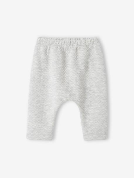 Set sweater en broek baby ecru+gemêleerd grijs+klei+nude - vertbaudet enfant 