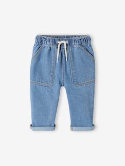 Jean bébé taille élastiquée - vertbaudet enfant Jean bébé taille élastiquée - vertbaudet enfant