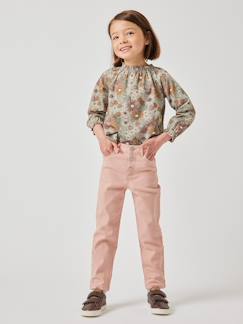 Pantalon Mom MorphologiK Tour de hanches MEDIUM fille - vertbaudet enfant -Pantalon Mom MorphologiK Tour de hanches MEDIUM fille