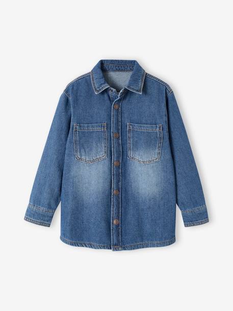 Chemise en jean garçon personnalisable - vertbaudet enfant Chemise en jean garçon personnalisable - vertbaudet enfant