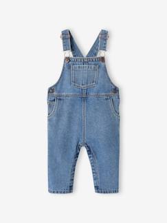 Salopette bébé en denim - vertbaudet enfant Bébé-Salopette, combinaison-Salopette bébé en denim