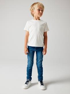 Jean slim MorphologiK FIN "waterless" garçon - vertbaudet enfant -Jean slim MorphologiK FIN "waterless" garçon