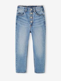 Jean Mom MorphologiK fille tour de hanches FIN - vertbaudet enfant Jean Mom MorphologiK fille tour de hanches FIN - vertbaudet enfant