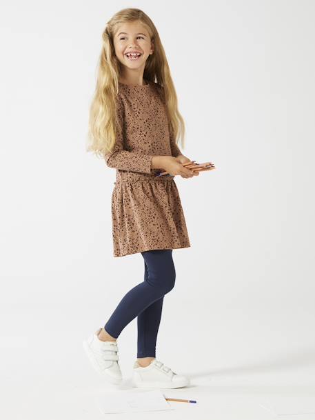 Legging Basics fille ceinture irisée - vertbaudet enfant Fille-Pantalon-Legging Basics fille ceinture irisée