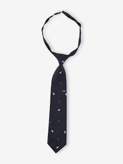 Cravate de Noël motifs sapins garçon - vertbaudet enfant Garçon-Accessoires-Cravate, noeud papillon, ceinture-Cravate de Noël motifs sapins garçon