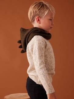 Cagoule dino garçon - vertbaudet enfant Garçon-Accessoires-Bonnet, écharpe, gants-Cagoule dino garçon