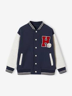 Sweat style teddy en molleton garçon badge en bouclettes. - vertbaudet enfant Garçon-Pull, gilet, sweat-Sweat style teddy en molleton garçon badge en bouclettes.