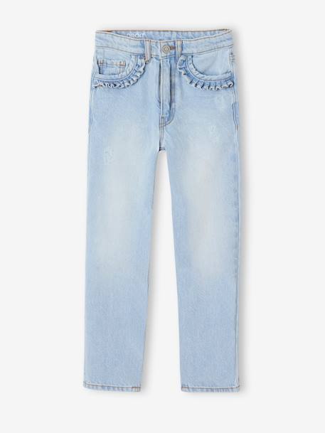 Jean droit MorphologiK fille tour de hanches Fin - vertbaudet enfant Fille-Jean droit MorphologiK fille tour de hanches Fin