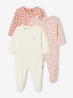 Lot de 3 dors-bien bébé en interlock - vertbaudet enfant Bébé-Pyjama, surpyjama-Lot de 3 dors-bien bébé en interlock