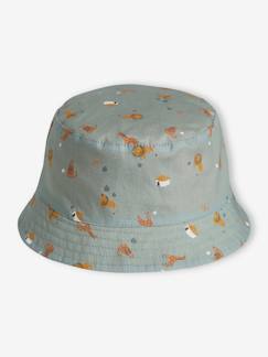 Bob réversible animaux bébé garçon - vertbaudet enfant Bébé-Accessoires-Bob réversible animaux bébé garçon
