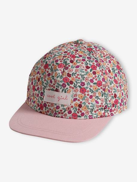 Casquette fleurie fille - vertbaudet enfant Fille-Accessoires-Casquette fleurie fille