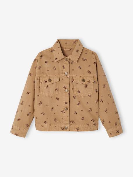 Veste à fleurs fille - vertbaudet enfant Fille-Manteau, veste-Veste à fleurs fille