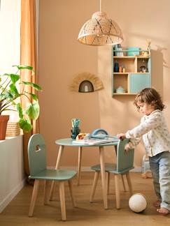 Set houten stoelen en tafel REGENBOOGCOLLECTIE - vertbaudet enfant Slaapkamer en Opbergoplossingen-Slaapkamer-Bureau, tafel- Tafel-Set houten stoelen en tafel REGENBOOGCOLLECTIE