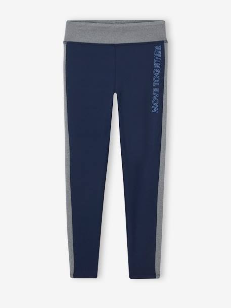 Legging de sport fille bandes côtes - vertbaudet enfant Fille-Legging-Legging de sport fille bandes côtes