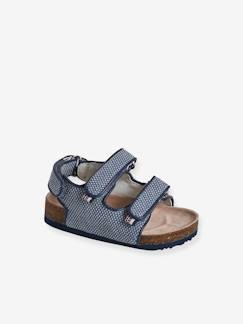 Sandales imprimées scratchées bébé - vertbaudet enfant Chaussures-Chaussures garçon 23-38-Sandales-Sandales imprimées scratchées bébé