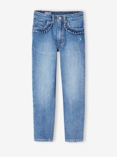 Jean droit MorphologiK fille tour de hanches Fin - vertbaudet enfant Jean droit MorphologiK fille tour de hanches Fin - vertbaudet enfant