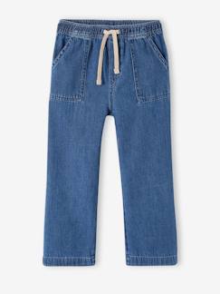 Jean droit loose fille facile à enfiler - vertbaudet enfant Jean droit loose fille facile à enfiler - vertbaudet enfant