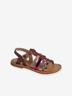 Sandales multi-brides cuir fille - vertbaudet enfant Chaussures-Chaussures fille 23-38-Sandales-Sandales multi-brides cuir fille
