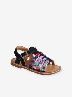 Sandales cuir enfant collection maternelle - vertbaudet enfant Chaussures-Chaussures fille 23-38-Sandales-Sandales cuir enfant collection maternelle