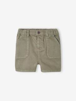 Bermuda taille élastiquée bébé - vertbaudet enfant Bébé-Short-Bermuda taille élastiquée bébé